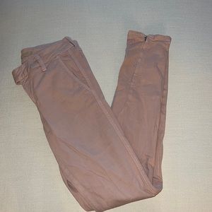 Vince blush denim skinny jeans